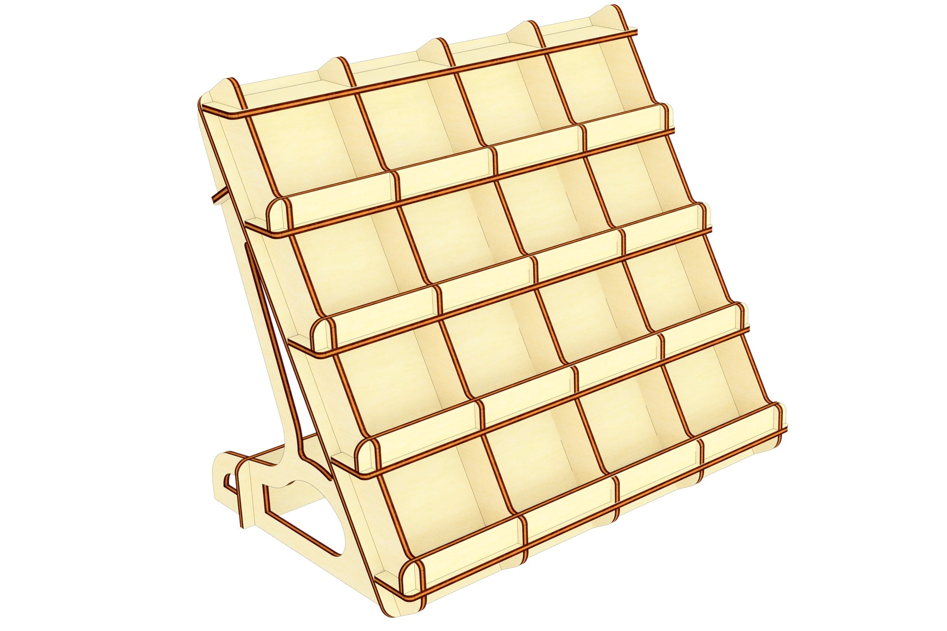 Counter stand: versatile laser cut project for organization
