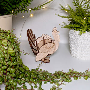 Turkey Bird Ornament