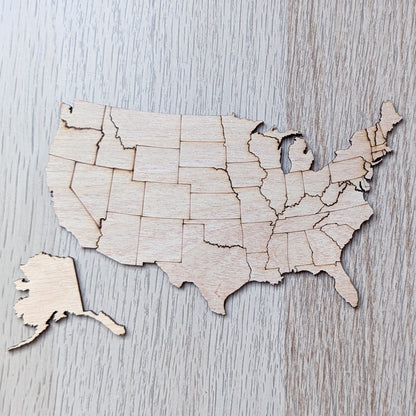 USA Puzzle Map