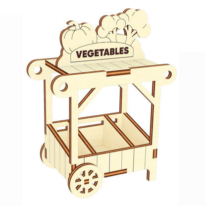 Vegetables Wagon Ornament & Miniature