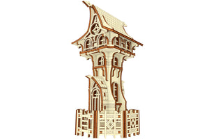 Garden Magic Tower design: laser cut plan for creative projects