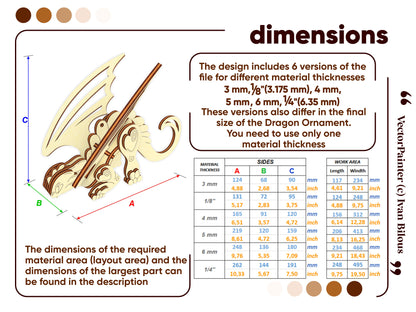 Zephyrtail - Dragon Ornament