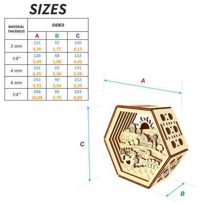 Layered Farm Picture