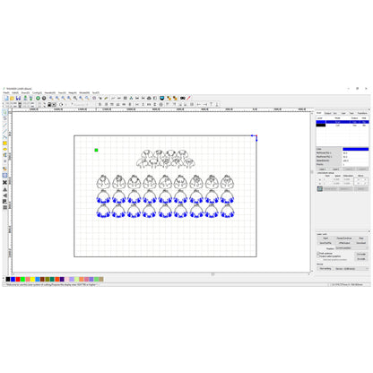 Reindeer Christmas ornaments - Set of 9