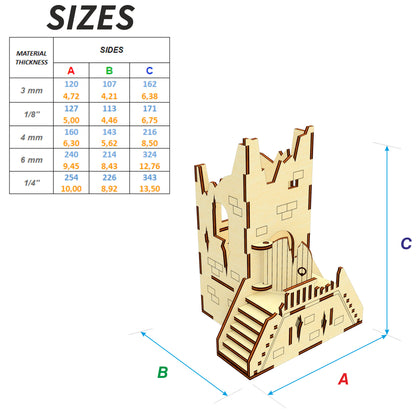 Broken tower of the Castle