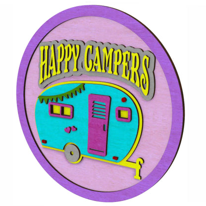 Happy Campers Sign