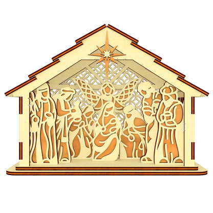 Nativity scene 3D