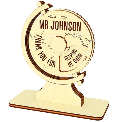 Globe - gift card for teacher