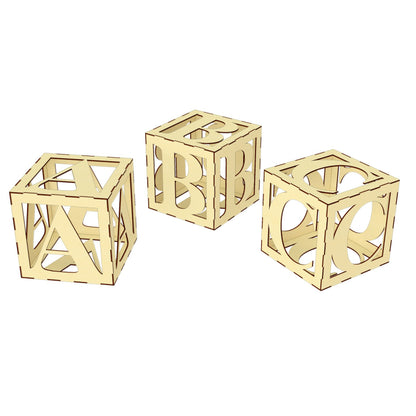 Alphabet cube letters