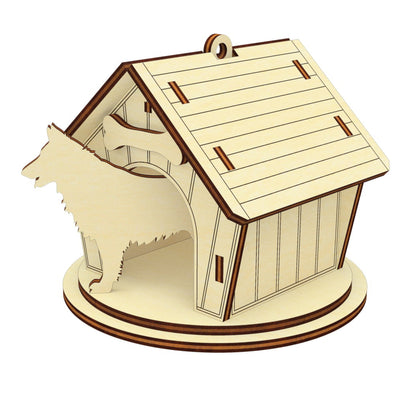 Doghouse Ornament #1