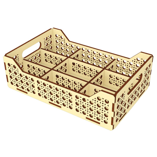 Tray with pattern
