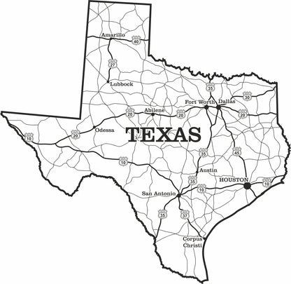Texas map