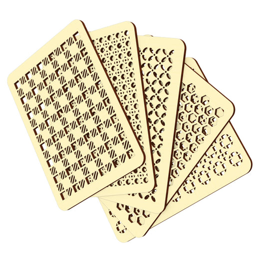 Set of 15 laser cut patterns - Laser Cut File SVG & DXF
