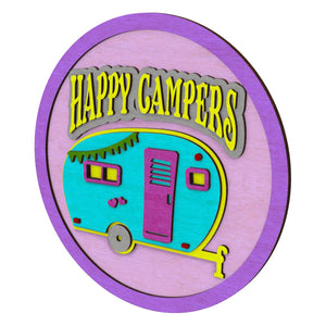 Happy Campers Sign