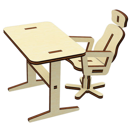 Computer chair and desk