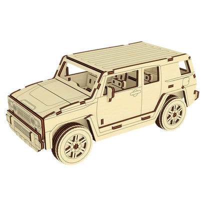 Off-Road Car 3d Plywood Model