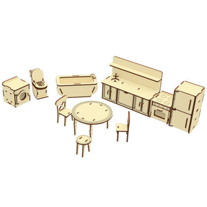 Kitchen dollhouse furniture