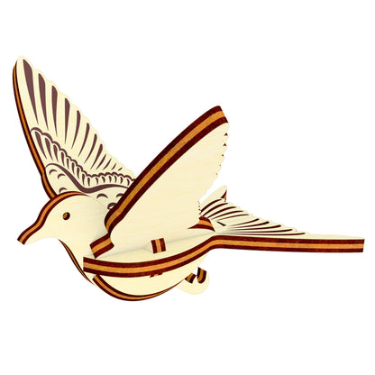 Bird Ornaments - Dove, Robin, Swallow, Blue Jay, and Hummingbird