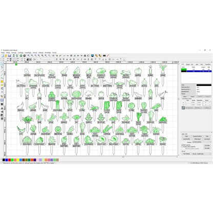 Big Garden Stakes Set