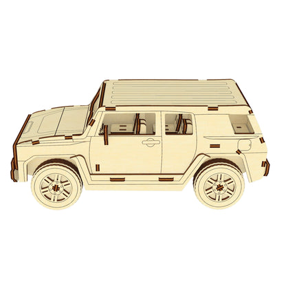 Off-Road Car 3d Plywood Model