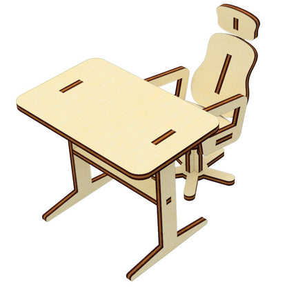 Computer chair and desk