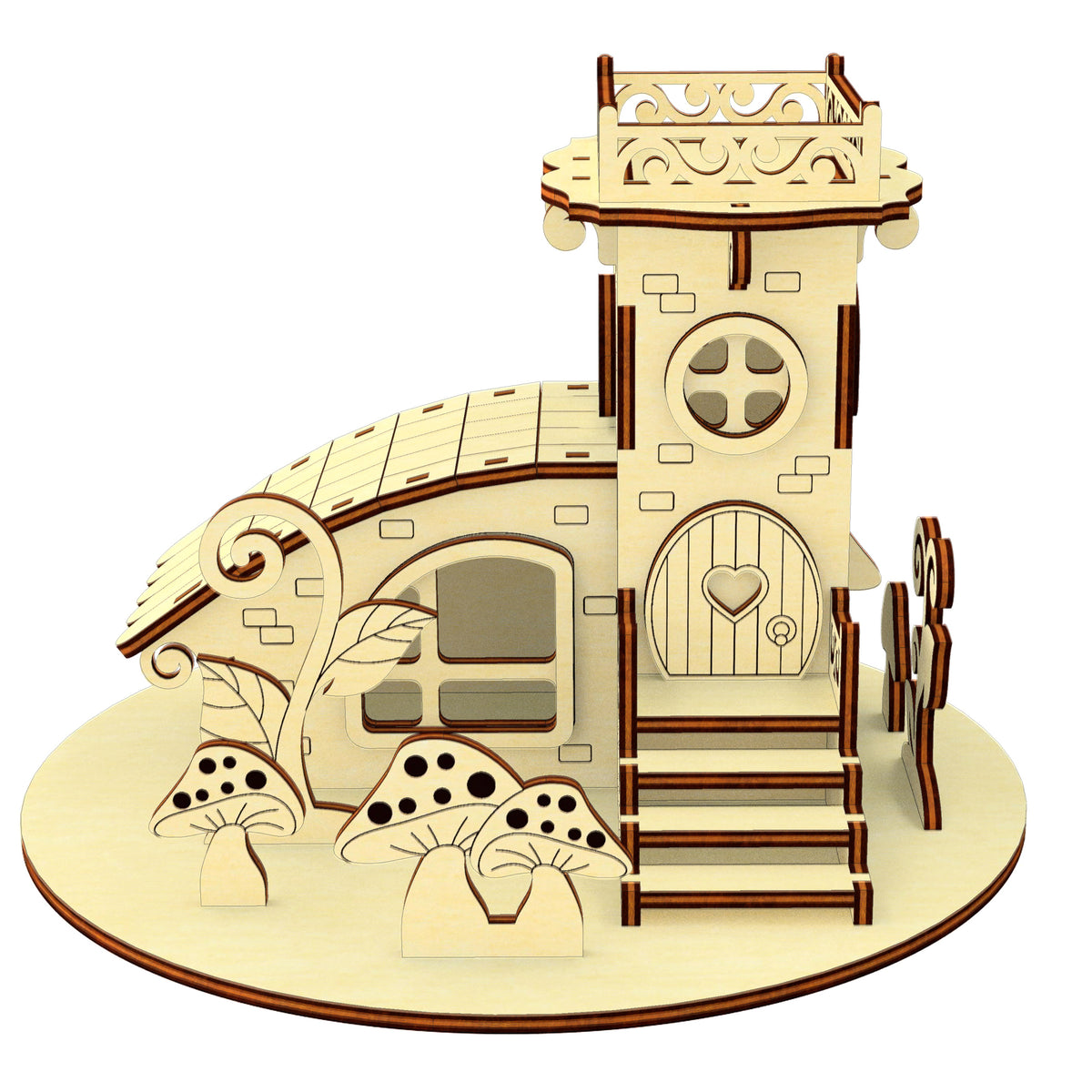 Mushroom fairy house – Vector Painter