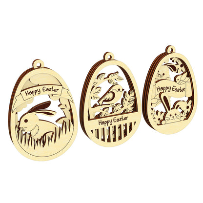 Easter layered ornaments