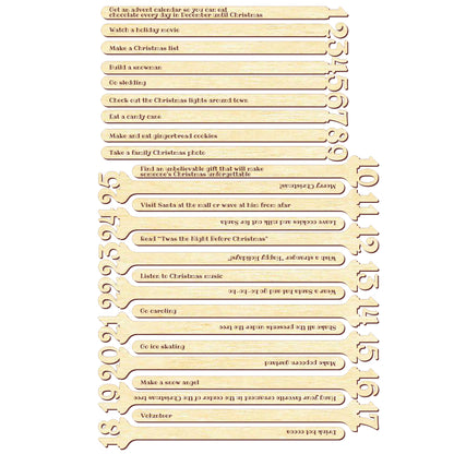 Advent Calendar sticks