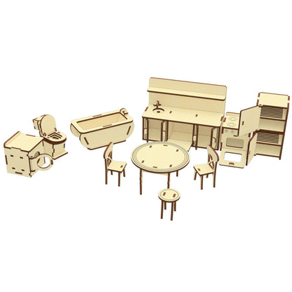 Kitchen dollhouse furniture