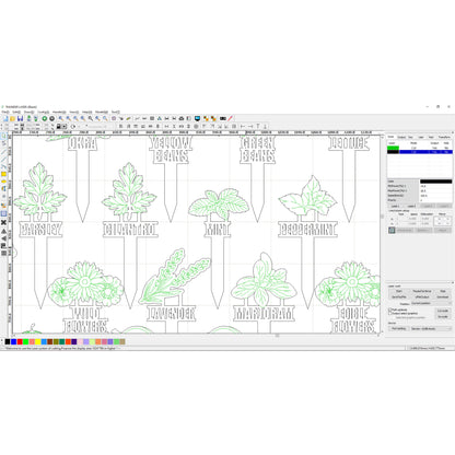 Big Garden Stakes Set