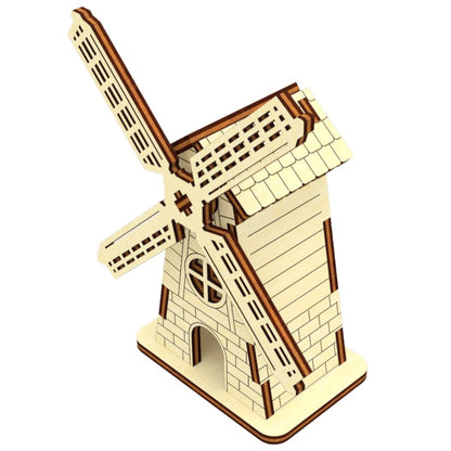 Windmill Miniature with Rotated Screw