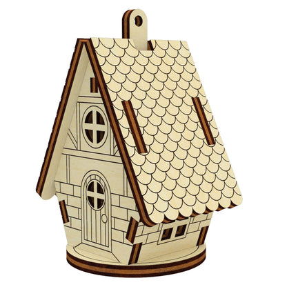 Christmas House Ornament