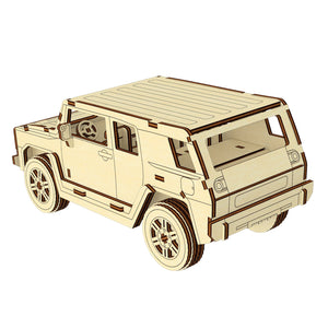 Off-Road Car 3d Plywood Model