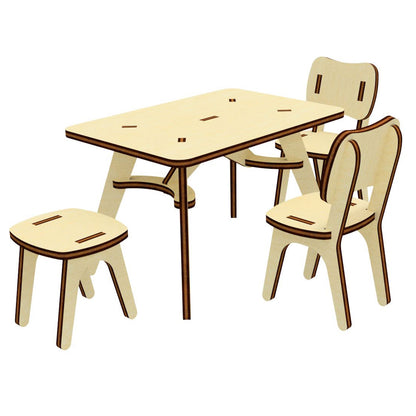 Table and chairs