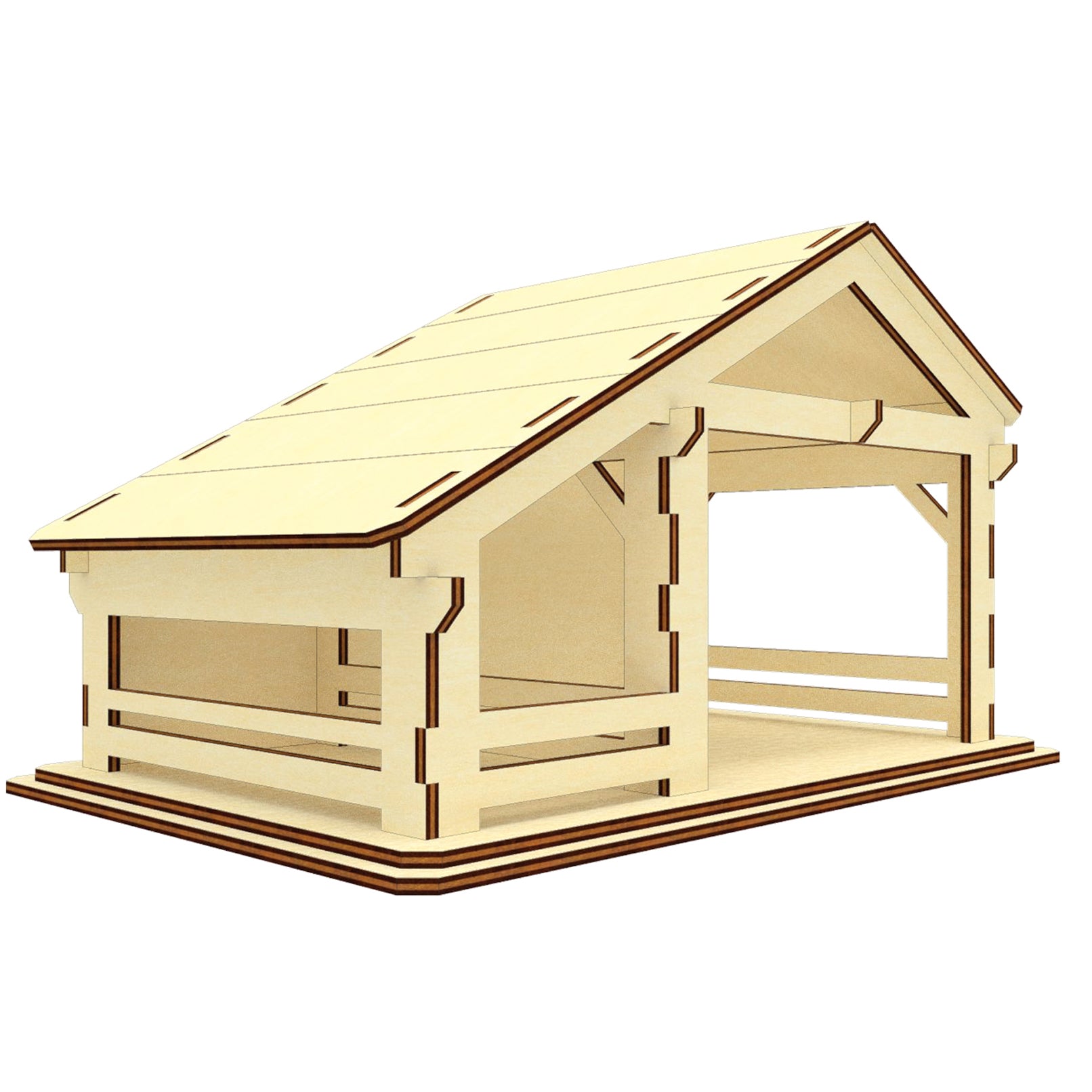 Nativity Barn 1 Vector Painter