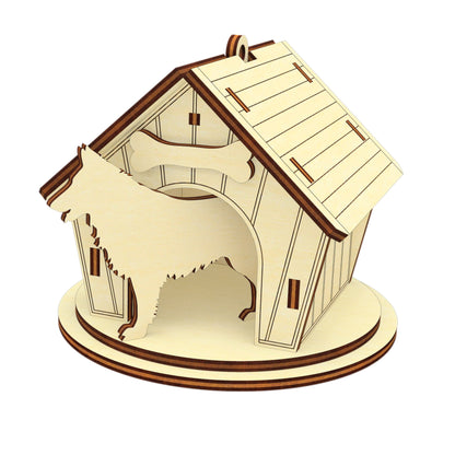 Doghouse Ornament #1