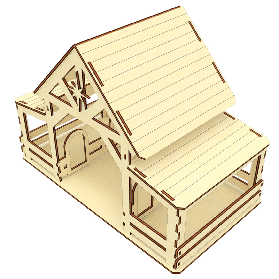 Nativity Barn 5 Vector Painter