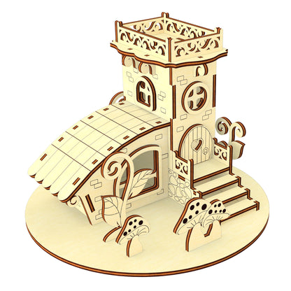 Mushroom fairy house