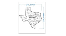 Load image into Gallery viewer, Texas map
