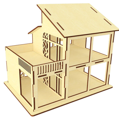 Dollhouse with balcony