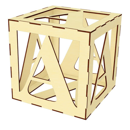 Alphabet cube letters