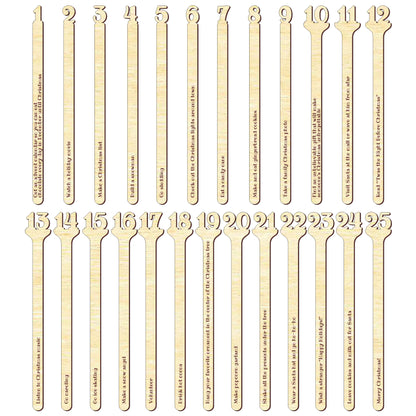Advent Calendar sticks