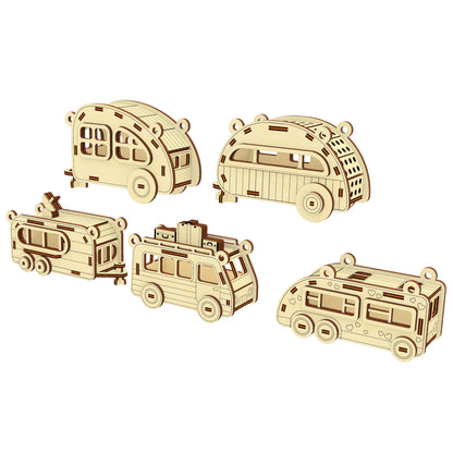 Camper ornaments - Set of 5