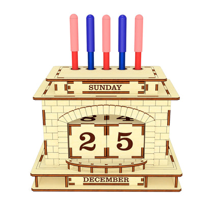 Perpetual calendar & Pen holder Fireplace