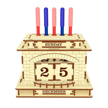 Load image into Gallery viewer, Perpetual calendar &amp; Pen holder Fireplace
