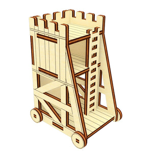 Siege weapons (Siege tower & ram) of the Castle Set