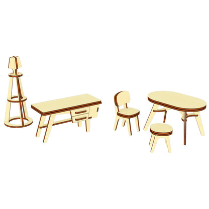 Dollhouse furniture set