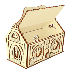 "House" Box for sweets, Easter candy box