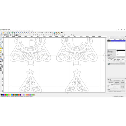 Christmas tree Letter ornaments