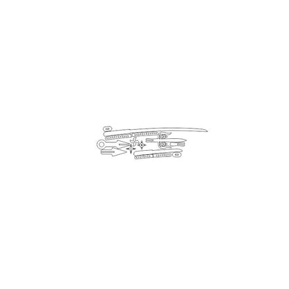 Ninja set (sword, nife, stars, sai)